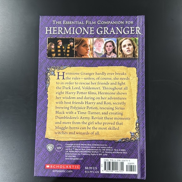Harry Potter Hermione Granger: Cinematic Guide - Scholastic Hardcover Book - Picture 2 of 7